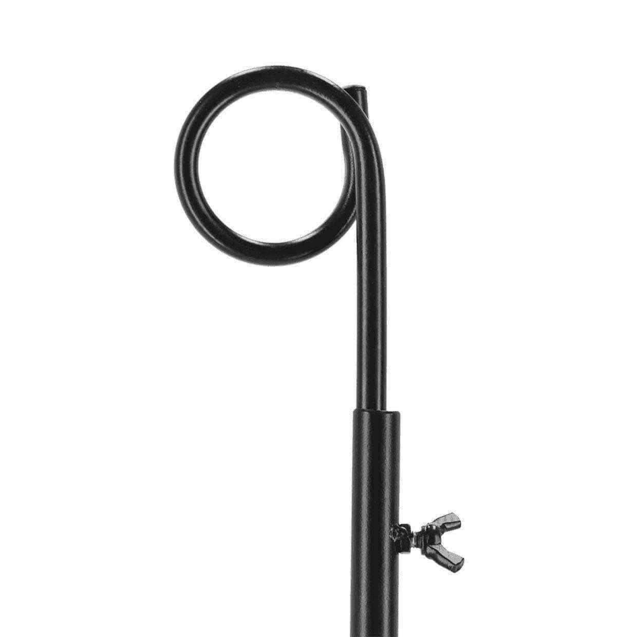 Black Metal Adjustable Festoon Pole - The Farthing