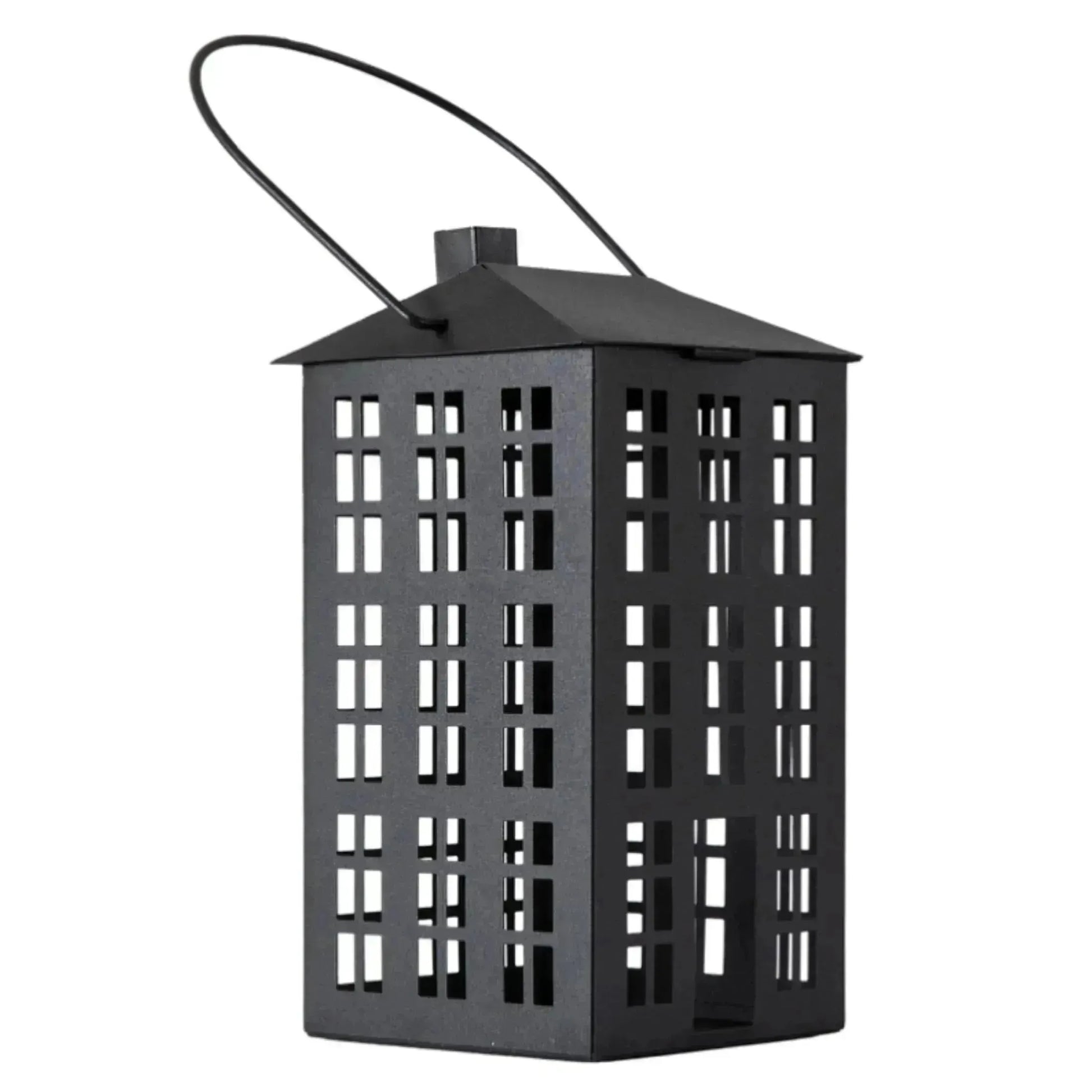 Black Metal House Lantern - The Farthing