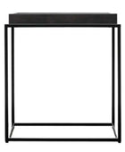 Black Stained Wooden Mid-Century inspired Side Table - The Farthing