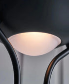 Black Up Light Floor Lamp with Reading Light - The Farthing