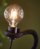 Black Walking Monkey Table Light - The Farthing