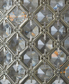 Brass Crystal Beads Wall Light - The Farthing