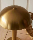 Brass Dome Portable Table Lamp - The Farthing