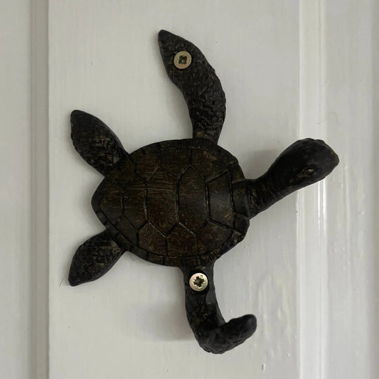 Burnished Bronze Turtle Wall Hook - The Farthing