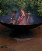 Round Cast Iron Fire Bowl - The Farthing