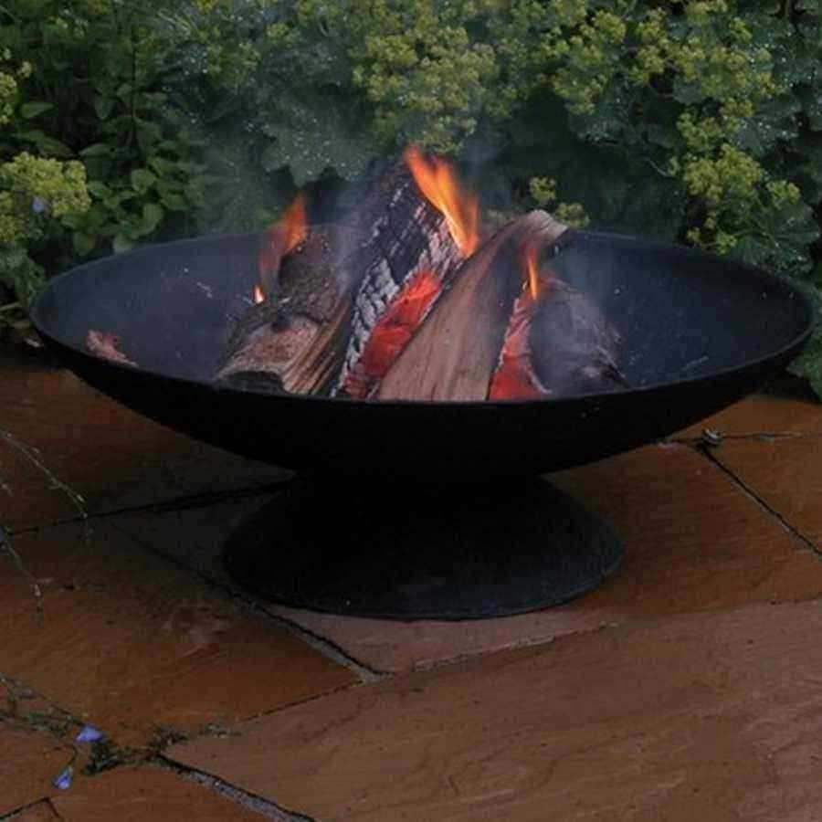 Round Cast Iron Fire Bowl - The Farthing