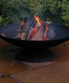 Round Cast Iron Fire Bowl - The Farthing