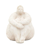 Cement Sitting Figure Ornament - The Farthing