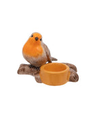 Ceramic Robin Tealight Holder - The Farthing