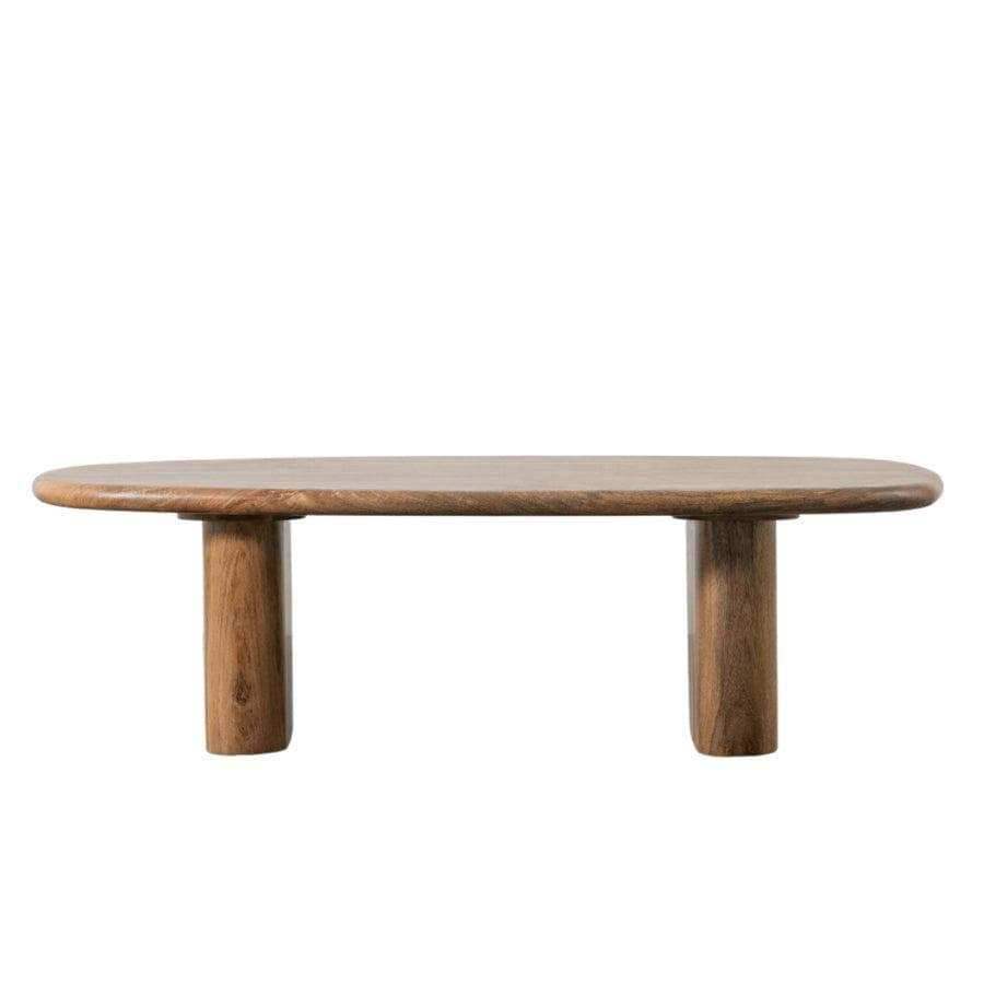 Chunky Mango Wood Coffee Table - The Farthing