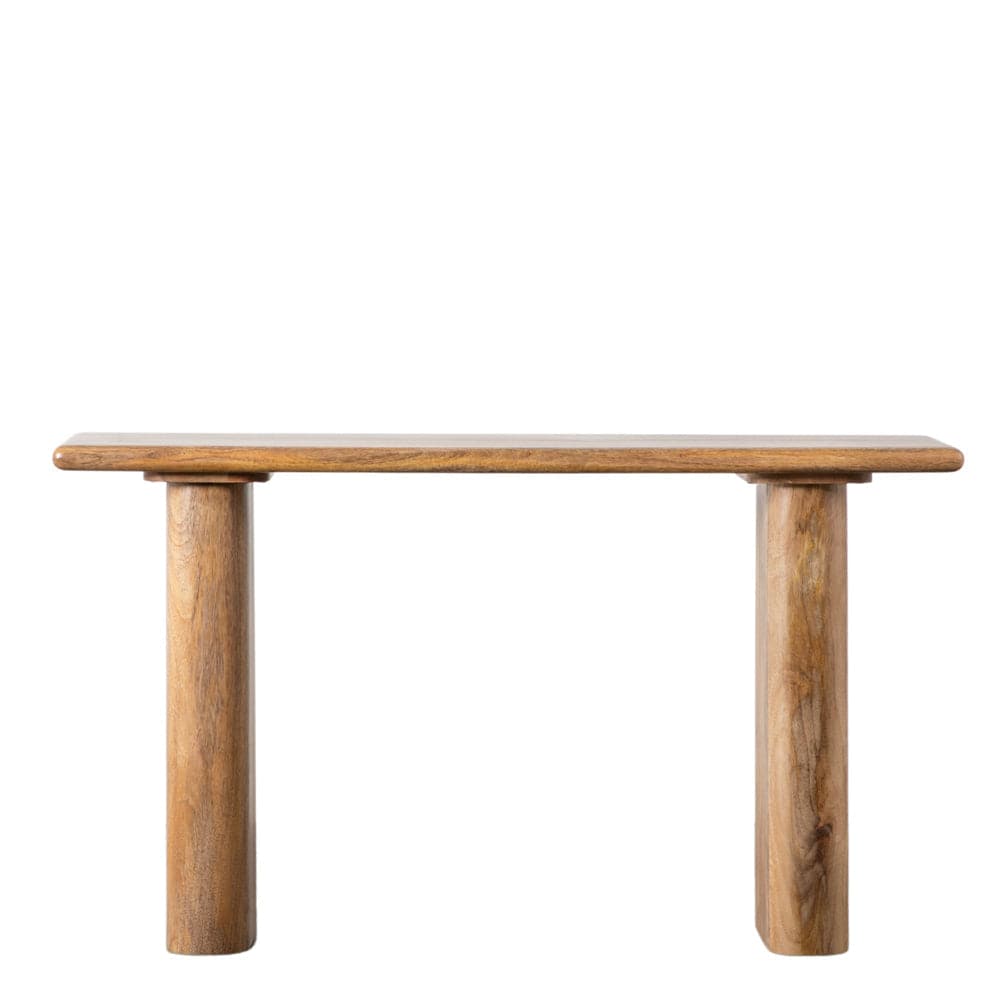 Chunky Mango Wood Console Table - The Farthing