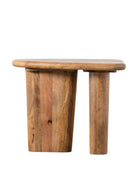 Chunky Mango Wood Side Table - The Farthing