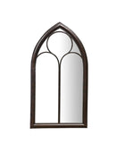 Church Window Inspired Outdoor Garden Wall Mirror - The Farthing