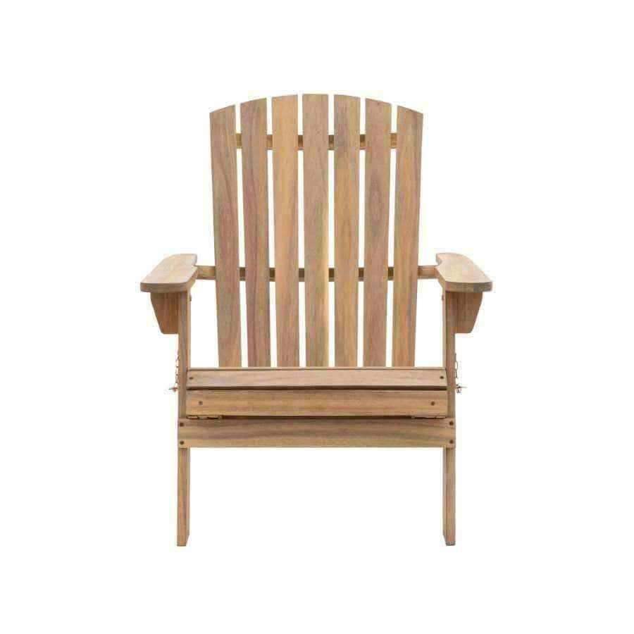 Classic Inspired Wooden Lounge Chair with Pullout Footstool - The Farthing