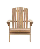 Classic Inspired Wooden Lounge Chair with Pullout Footstool - The Farthing