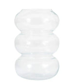 Clear Glass Bubble Shaped Vase - The Farthing
