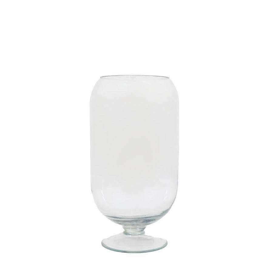 Clear Glass Classic Vase - two sizes available - The Farthing
