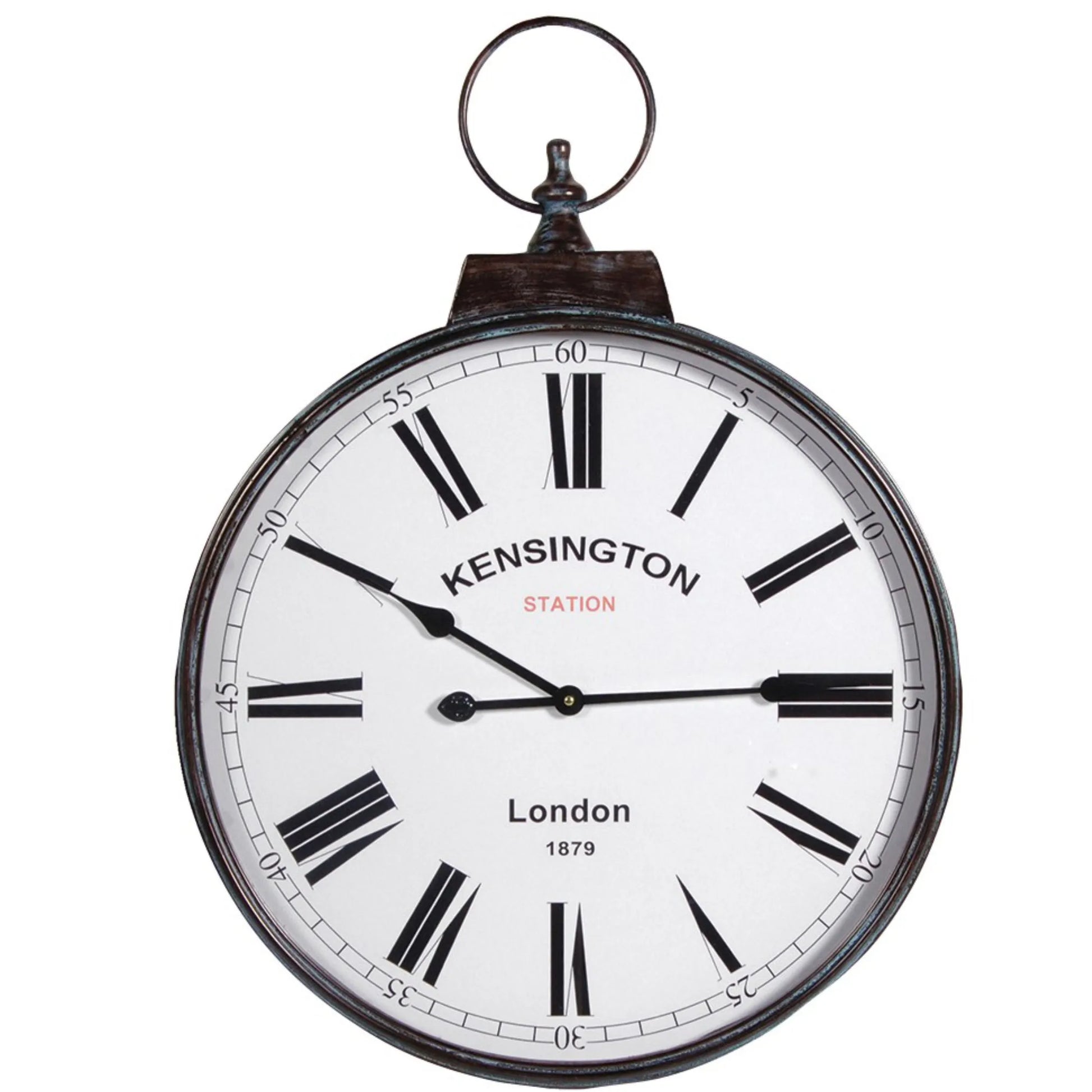 Antiqued Kensington Pocket Clock