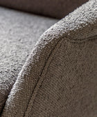 Comfy Dark Grey Linen Armchair - The Farthing