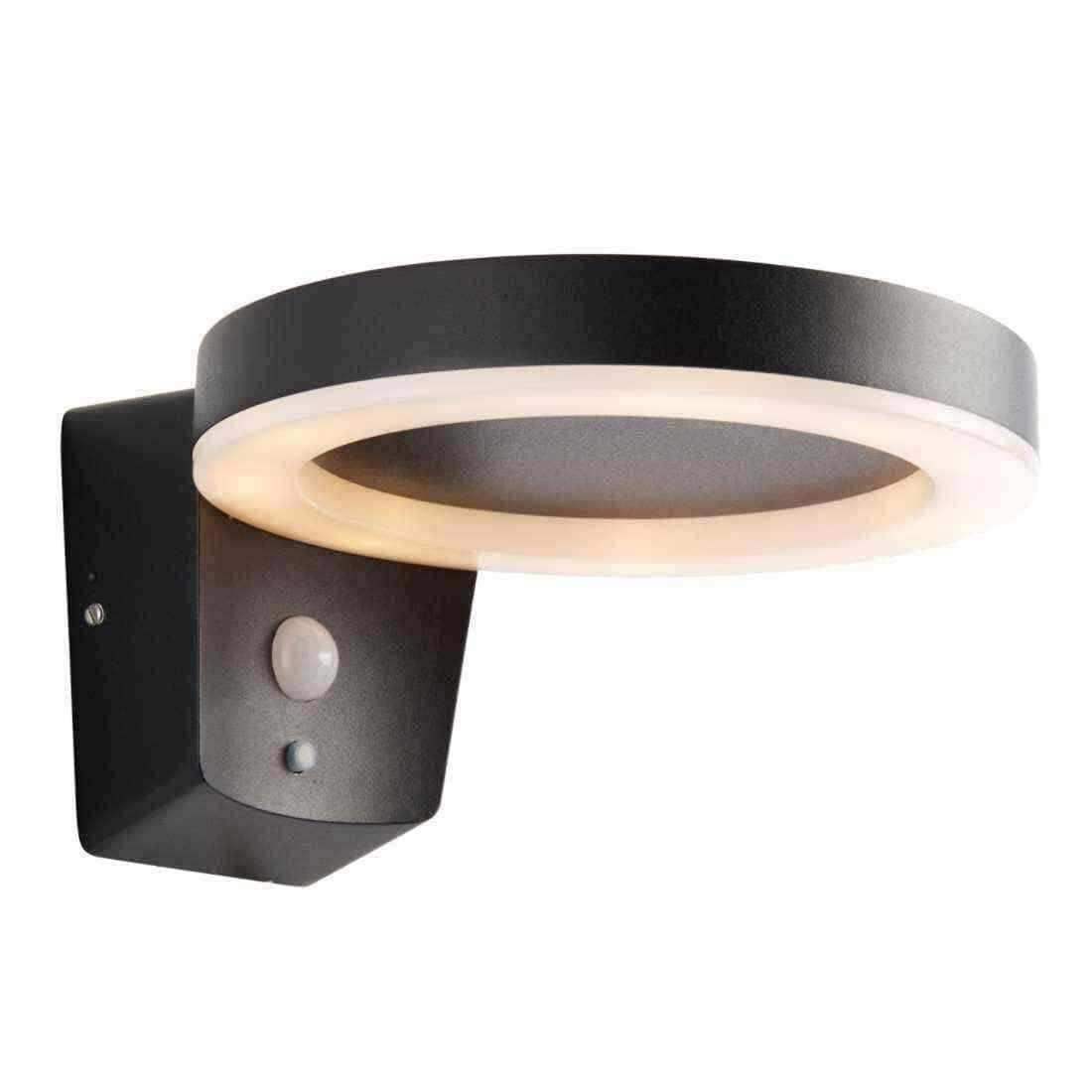 Contemporary Hoop Solar-Powered Exterior wall light - The Farthing