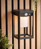 Contemporary Solar-Powered Exterior wall light - The Farthing