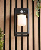 Contemporary Solar-Powered Exterior wall light - The Farthing