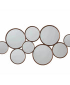 Copper Circles Decorative Mirror - The Farthing