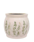 Crackle Glaze Ceramic Fern Plant Pot - The Farthing