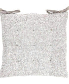 Cream Boucle Tie On Seat Pad - The Farthing