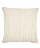 Cream Cable Knit Cushion - The Farthing