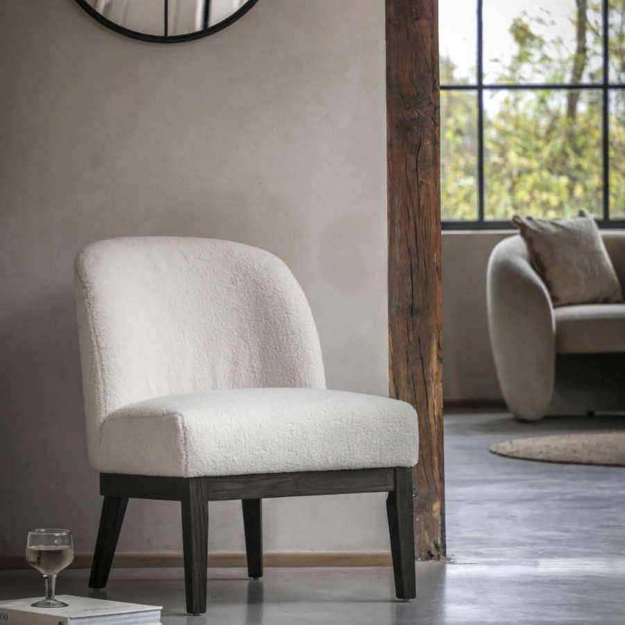 Cream Teddy Occasional Chair - The Farthing