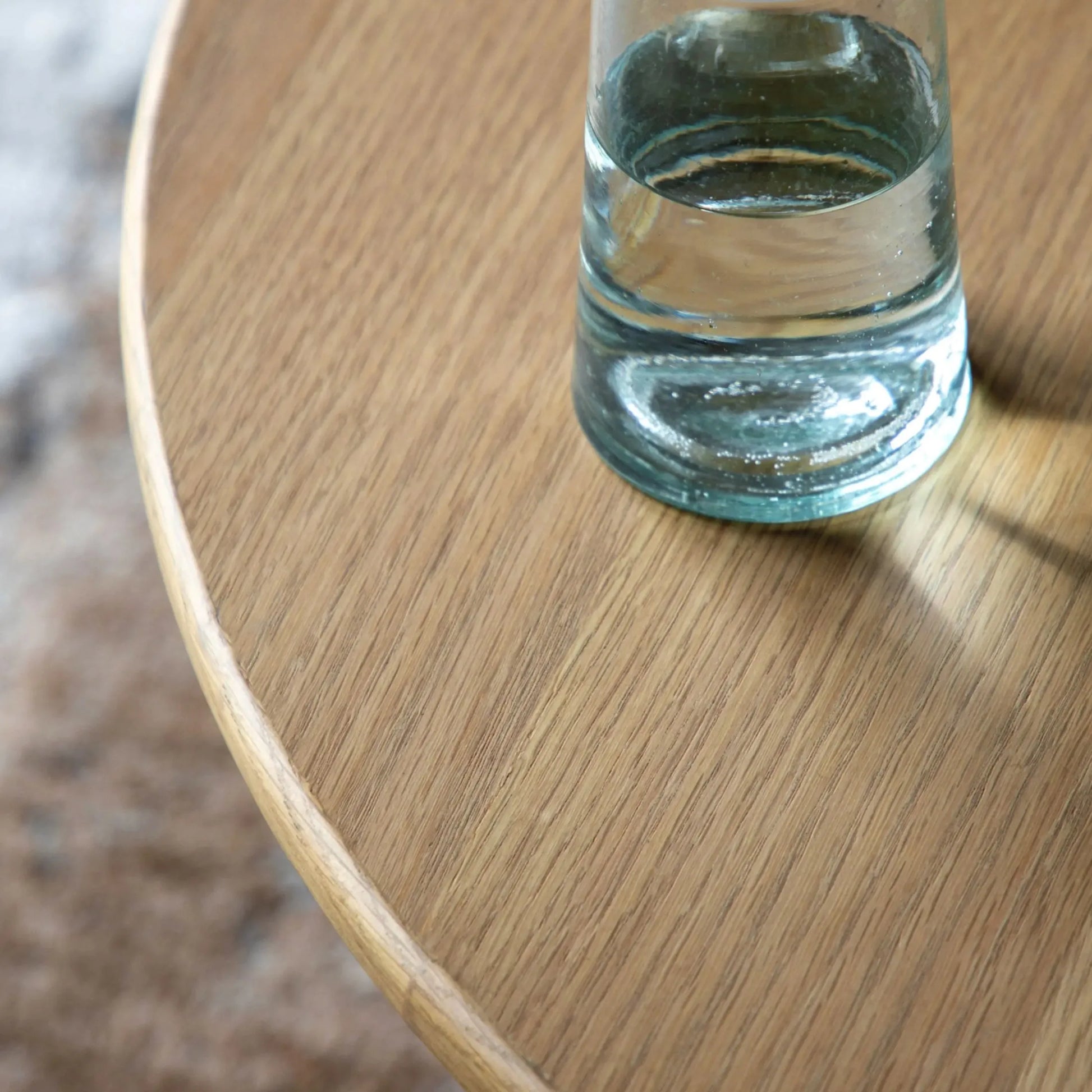 Cross Leg Oak Coffee Table - The Farthing