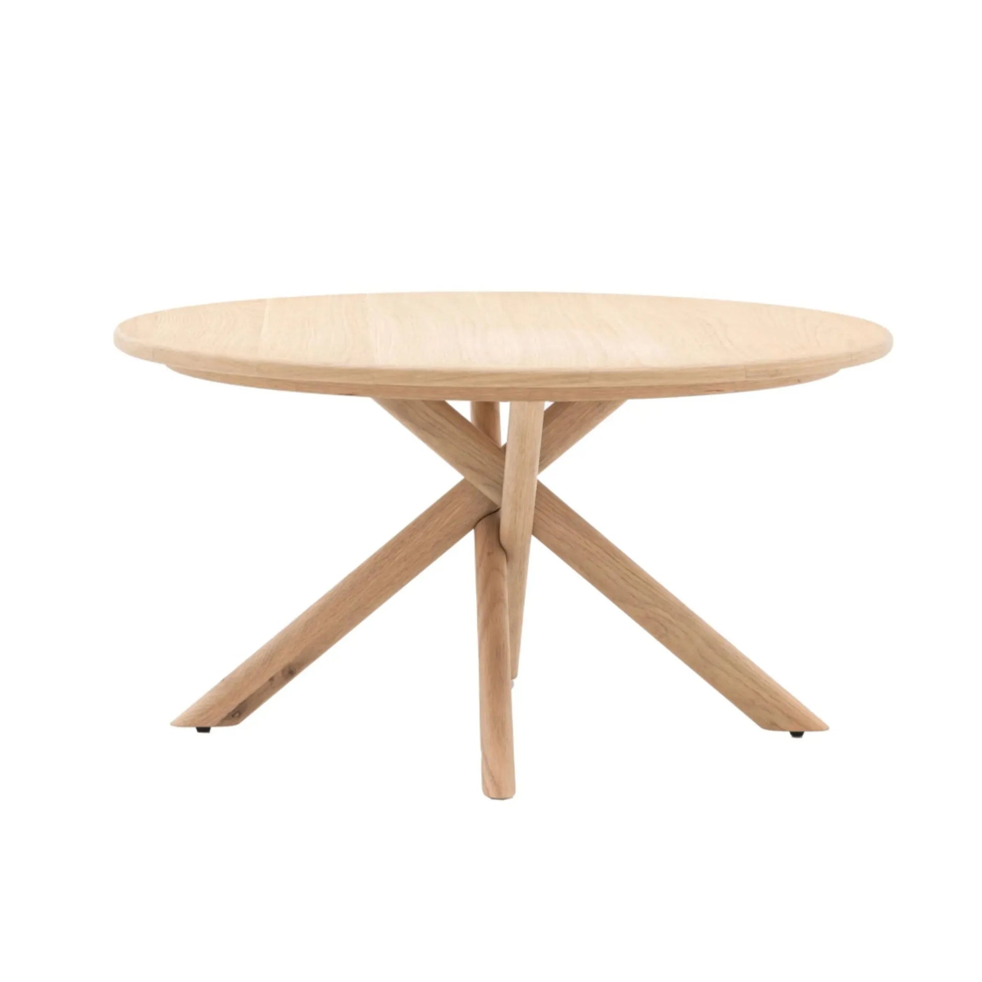 Cross Leg Oak Coffee Table - The Farthing