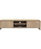 Curved Edge Mango Wood 2 Door Media Unit - The Farthing