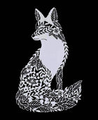 Cut Out Fox Metal Garden Wall Art - The Farthing