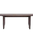 Dark Wood Arched Design Dining Bench - The Farthing