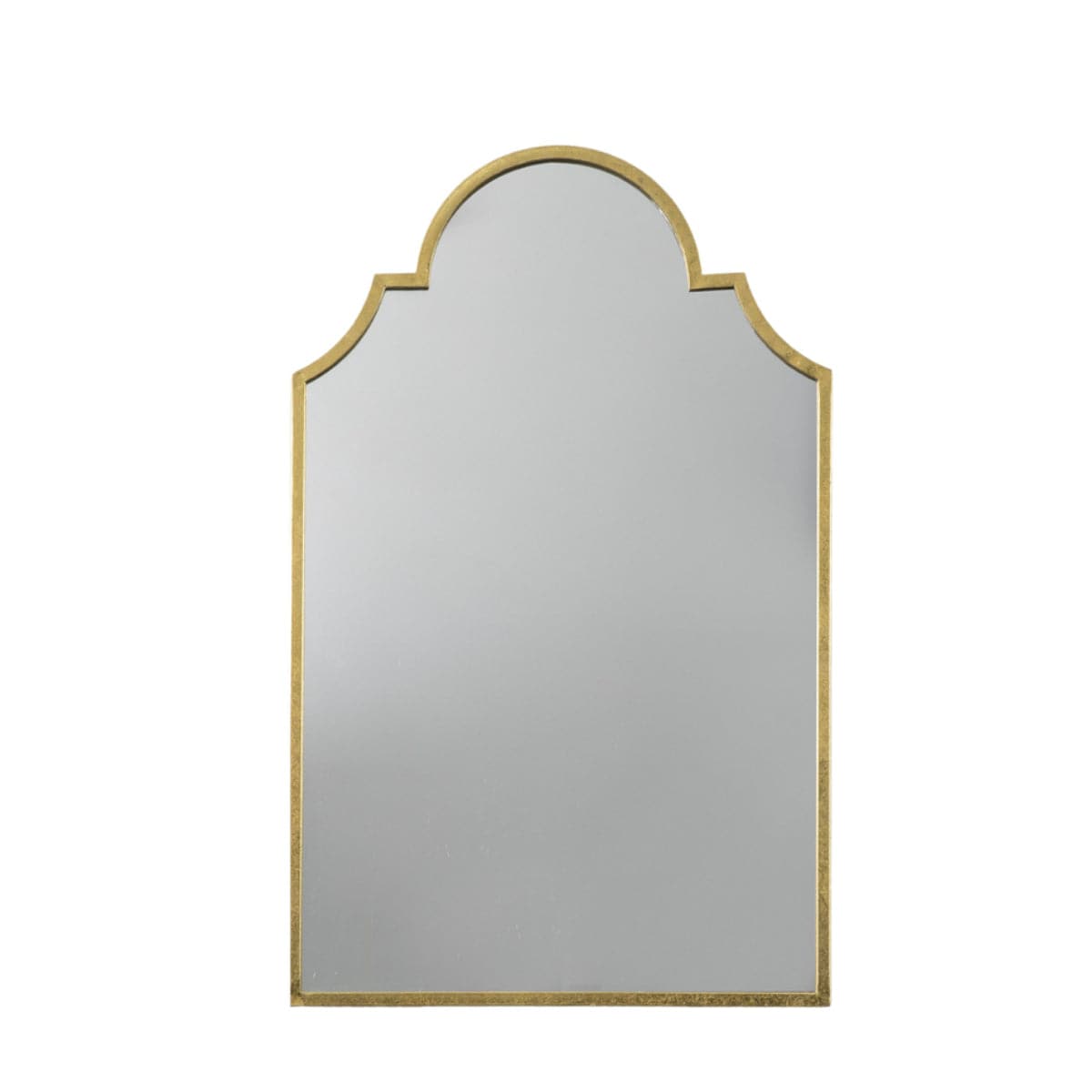 Decorative Distressed Gold Arched Top Portrait Mirror - The Farthing