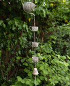 Decorative Hanging Teapot and Cups Rain Chain - The Farthing