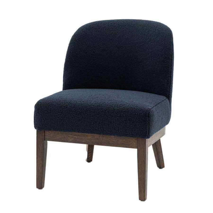 Deep Blue Teddy Occasional Chair - The Farthing