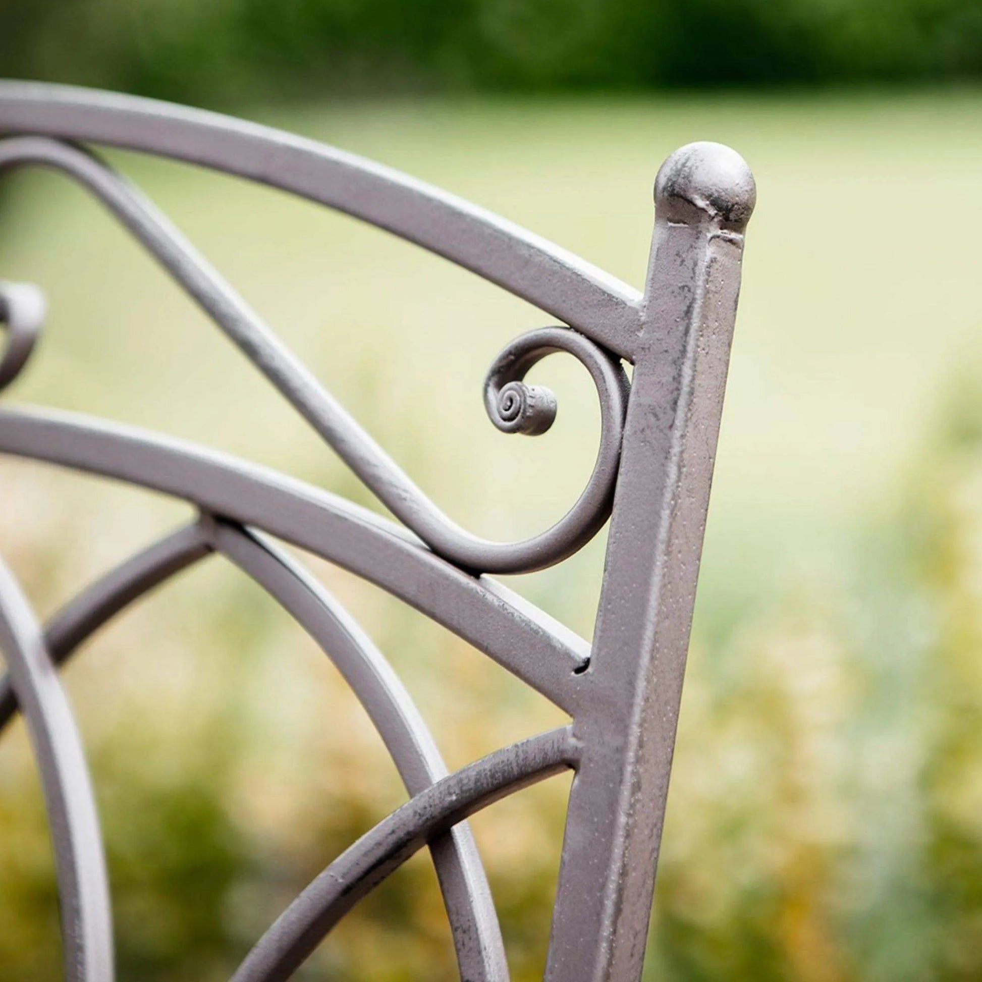 Distressed Brown Metal 2 Seater Bistro Set - The Farthing