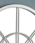Distressed Cream Arched Top Window Mirror - The Farthing