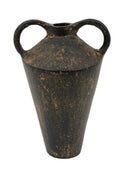 Distressed Double Handle Metal Vase - The Farthing