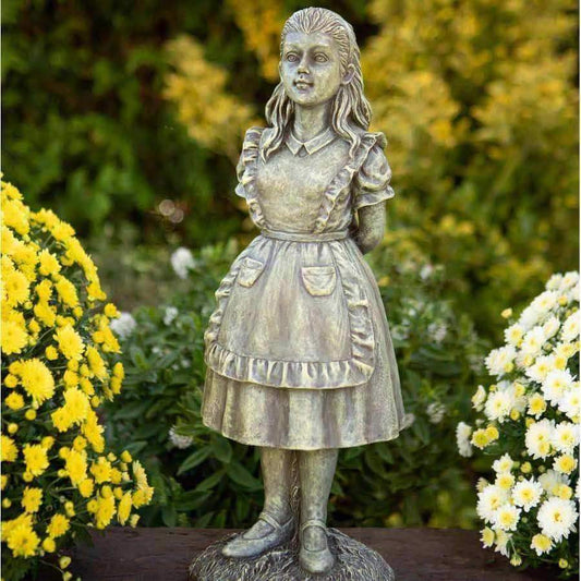 Distressed Finish Alice Garden Ornament - The Farthing