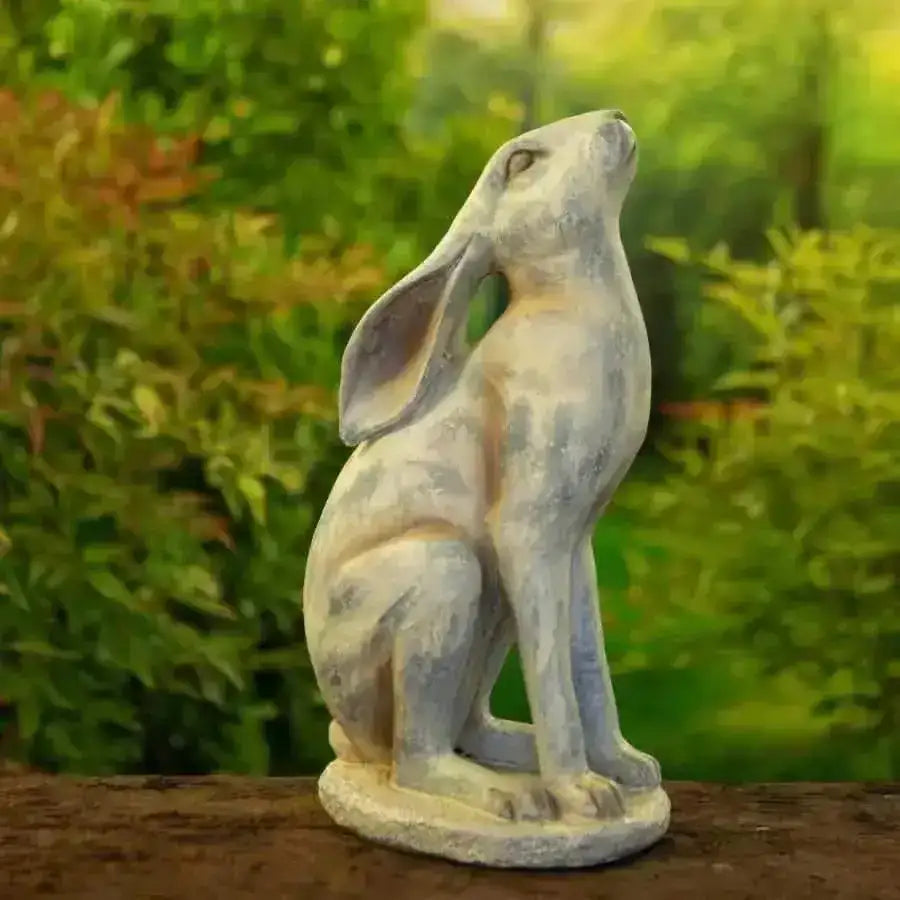 Distressed Finish Sitting Rabbit Ornament