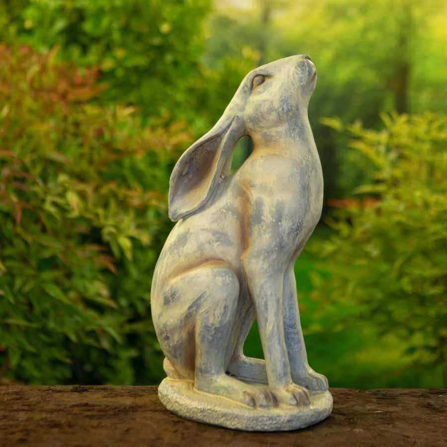 Distressed Finish Sitting Rabbit Ornament - The Farthing