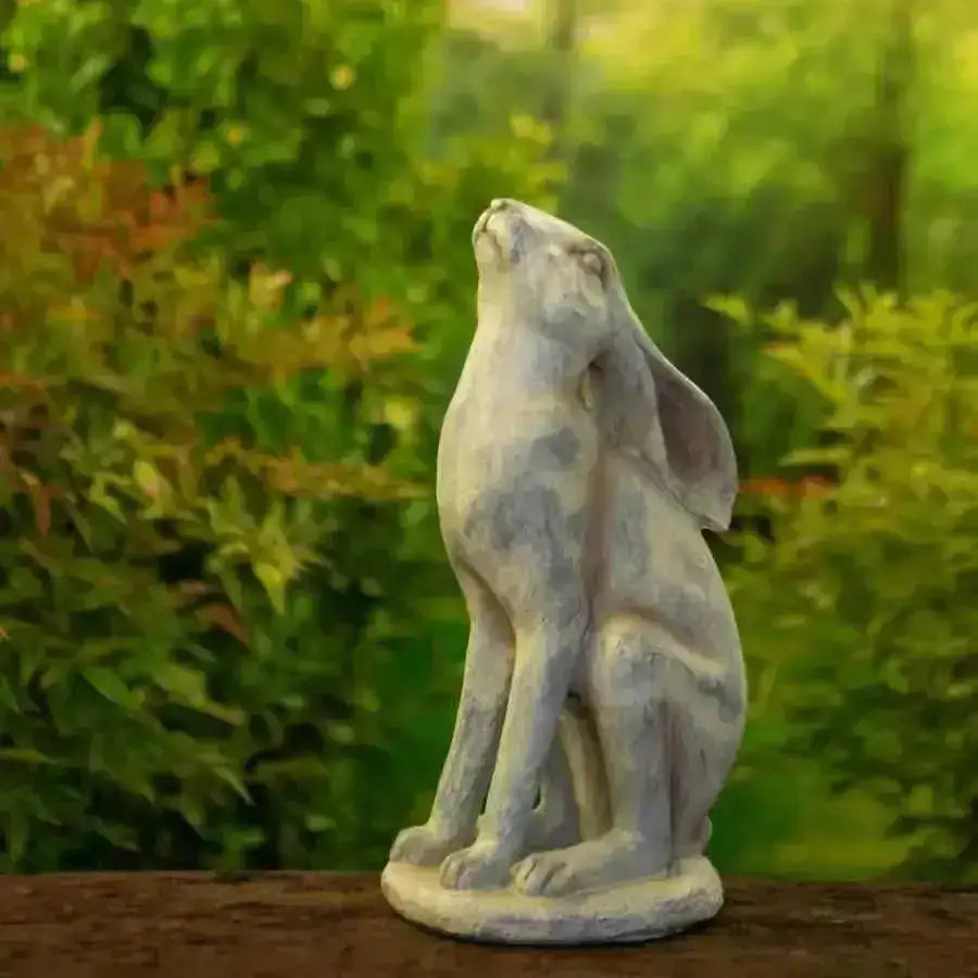 Distressed Finish Sitting Rabbit Ornament