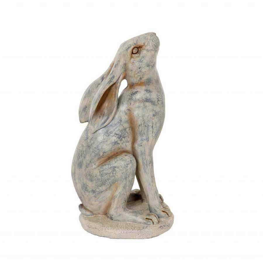 Distressed Finish Sitting Rabbit Ornament - The Farthing