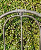 Distressed Iron Garden Bench - The Farthing