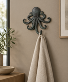Distressed Octopus Door Hook