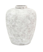 Distressed Textured Grey Urn Vase - The Farthing